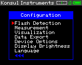 FDM-1T – Configuration Menu